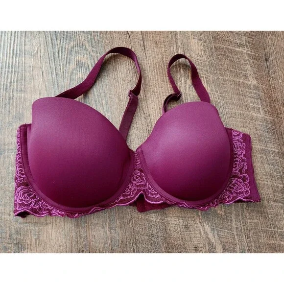 Maidenform 36D burgundy underwire bra - Picture 1 of 5
